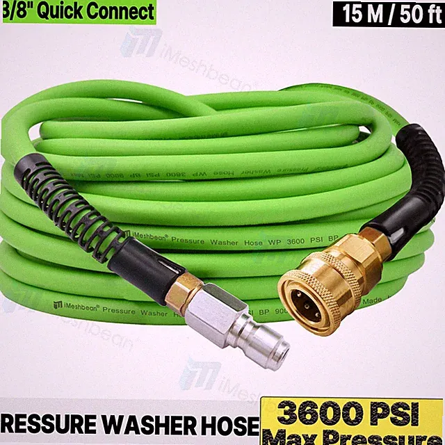 High Pressure 4000PSI Car Power Washer Gun Spray Wand Lance Nozzle Hose Kit M22