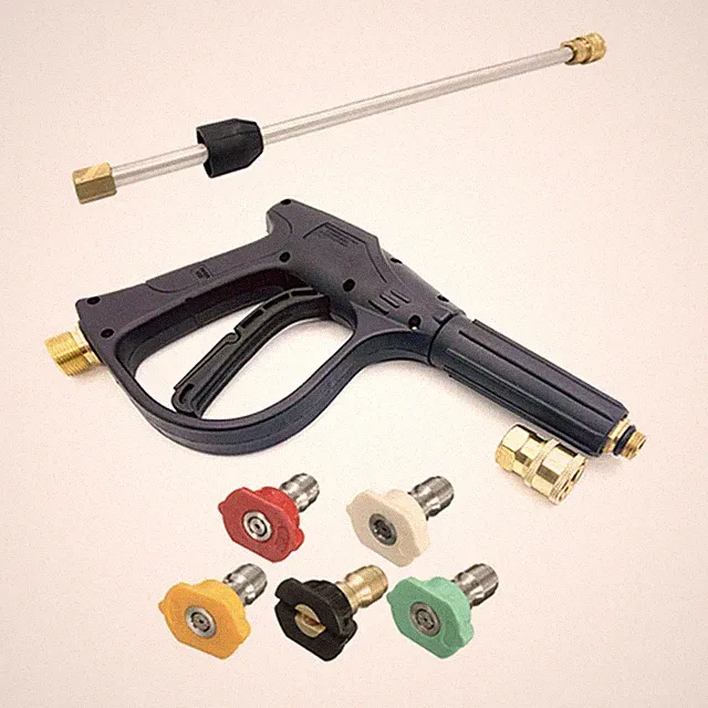 High Pressure 4000PSI Car Yard Power Washer Gun Spray With Wand Lance Nozzle Kit