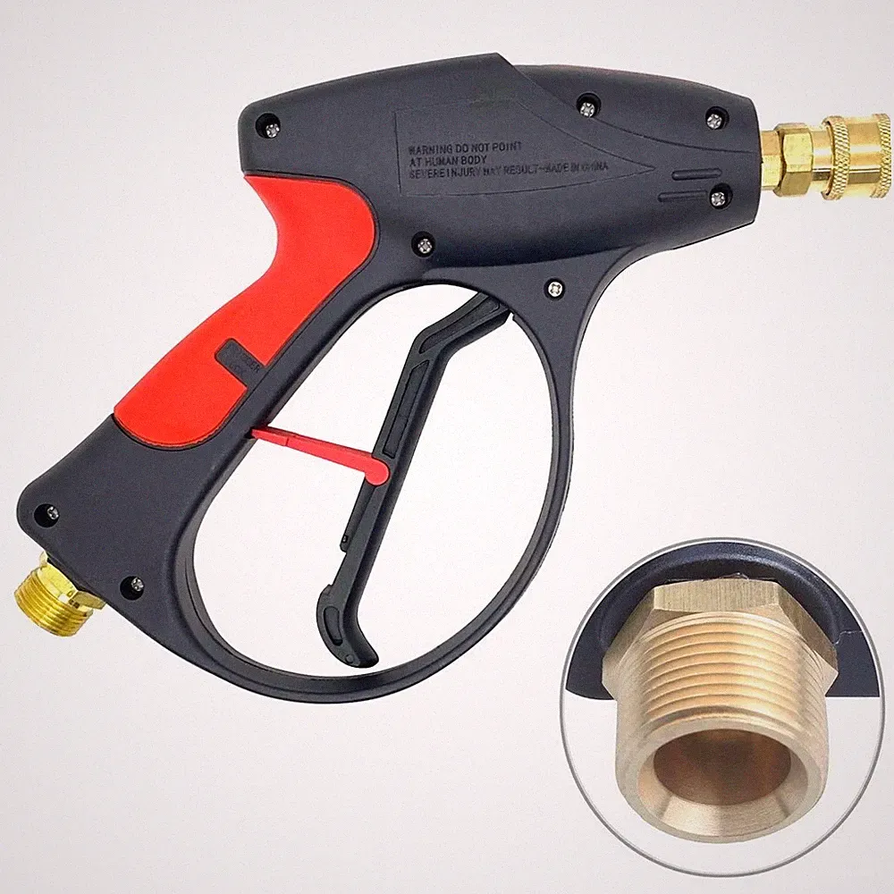 High Pressure 4000PSI Washer Gun For Car Yard Foam Water Spray Power Short Wand