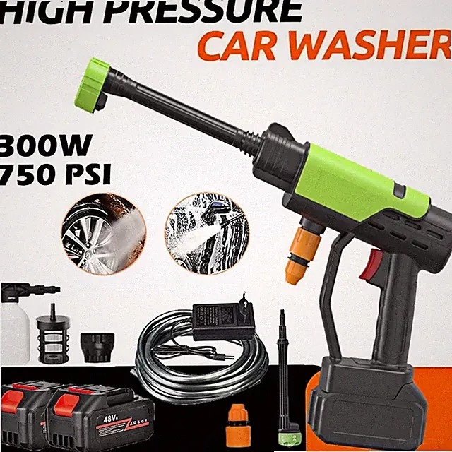 High Pressure 750PSI Car Power Washer Gun Spray Wand Lance Nozzle Hose Kit