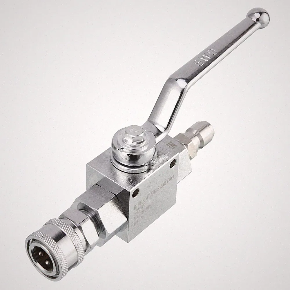 High Pressure Ball Valve Kit for Power Washer Hose, 3/8” Quick Disconnect, 45...