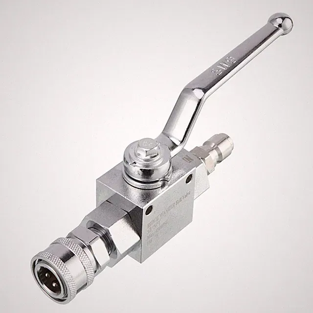 High Pressure Ball Valve Kit for Power Washer Hose, 3/8” Quick Disconnect, 4500