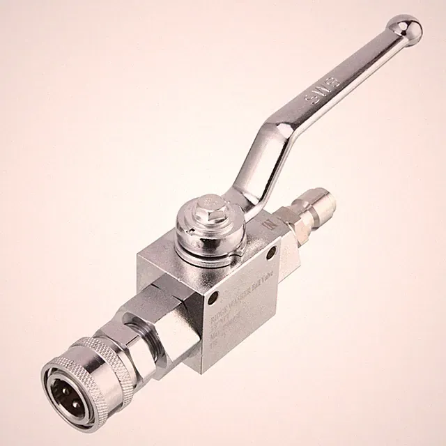 High Pressure Ball Valve Kit for Power Washer Hose, 3/8” Quick Disconnect, 4500