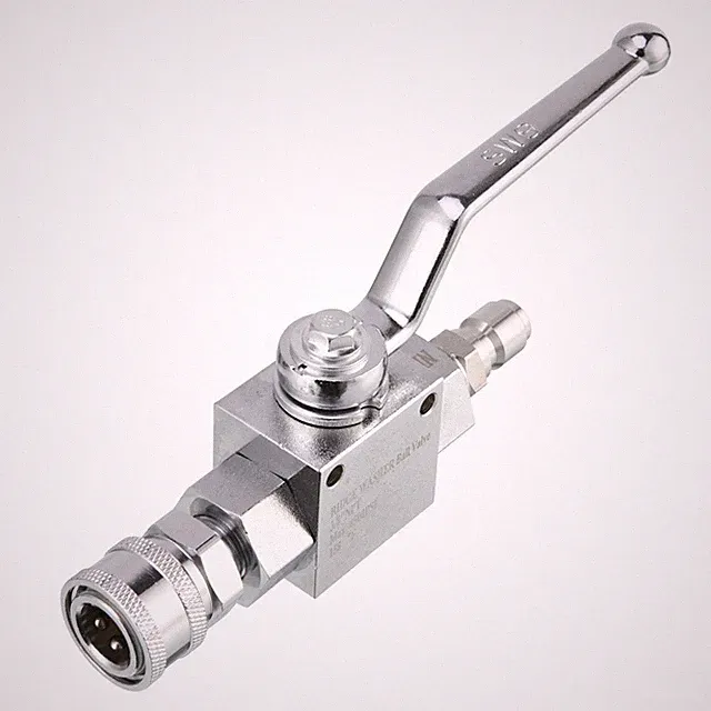 High Pressure Ball Valve Kit for Power Washer Hose, 3/8” Quick Disconnect, 4500