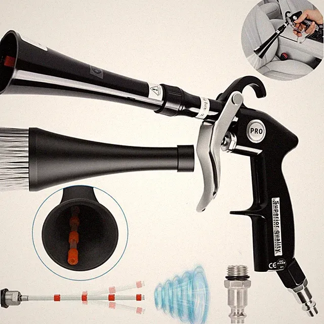 High-Pressure Car Cleaning Gun - Interior Dryer & Air Blow Tool for Detailing