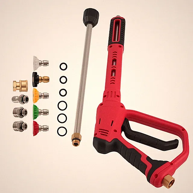 High Pressure Car Power Washer Gun Spray Wand Lance Nozzle Kit 4000PSI