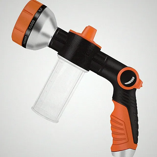 High-Pressure Car Wash Foam Gun with Adjustable Nozzle & Soap Dispenser Garden