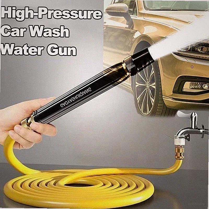 High Pressure Car Wash Water Gun Spray Nozzle Portable Hose Washer Tool