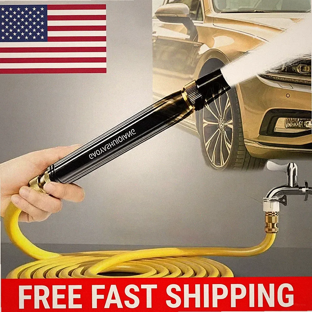 High Pressure Car Wash Water Spray Gun Nozzle Portable Hose Washer for Auto Bike