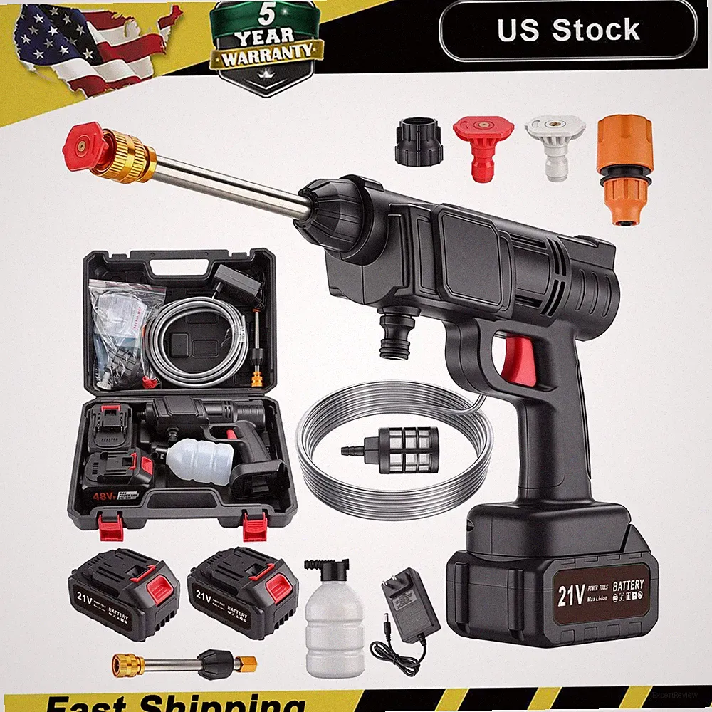 High Pressure Car Washer Cleaner For balconies decks 70 dB Portable US Cordless