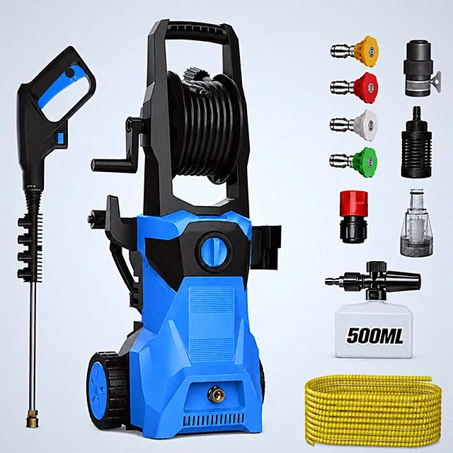 High Pressure Cleaning Electric Pressure Washer with 4 Quick Connect Nozzles