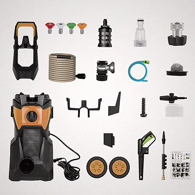 High Pressure Cleaning Power Washer 4200PSI Electric 1800W Portable Car Washer