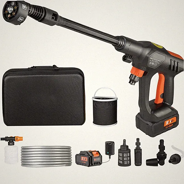 High Pressure Cordless Washer Cleaner Portable Water Spray Car Gun 652 PSI
