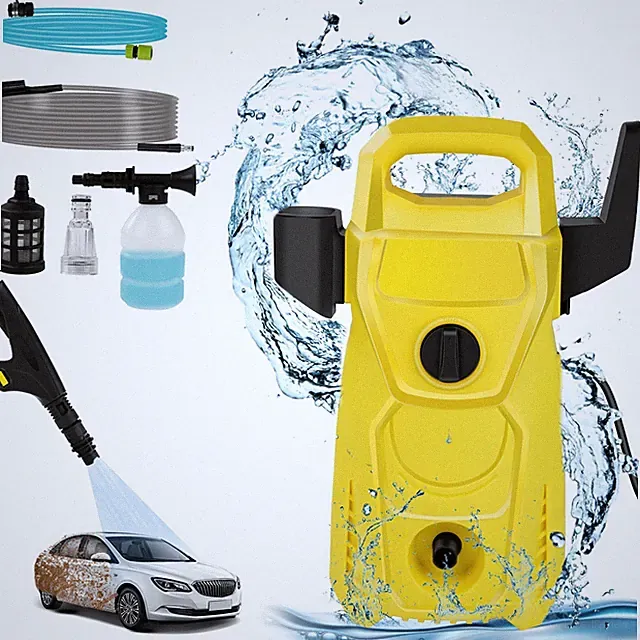 High Pressure Electric Power Washer 150Bar 2800W Spray Gun Adjustable Nozzle