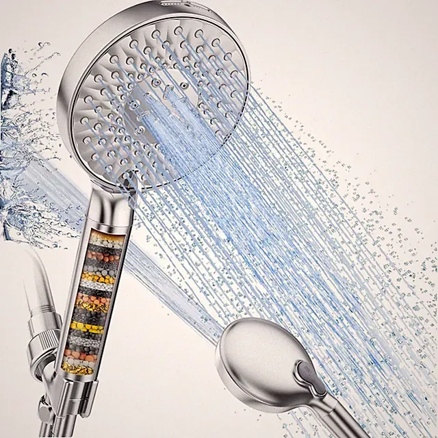 High Pressure Filtered Shower Head - 9 Spray Modes