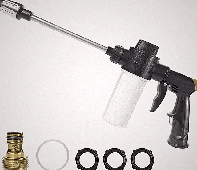 High Pressure Foam Gun for Garden Hose, Car Wash Soap Sprayer with 3.5Oz/100Cc P