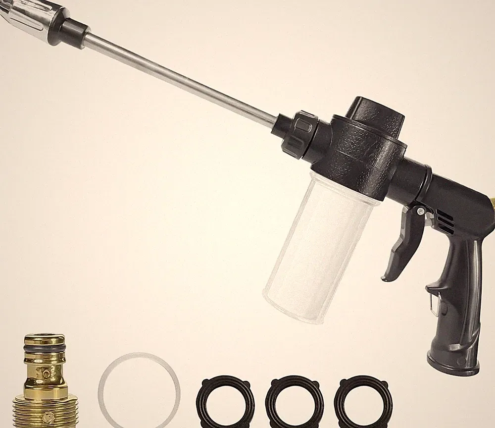 High Pressure Foam Gun for Garden Hose, Car Wash Soap Sprayer with 3.5Oz/100Cc P