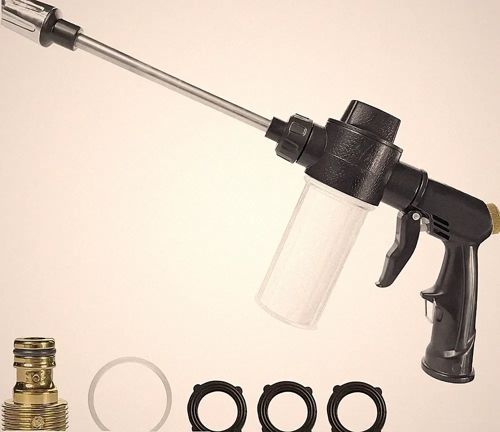 High Pressure Foam Gun for Garden Hose, Nozzle with Soap Dispenser | Car Wash