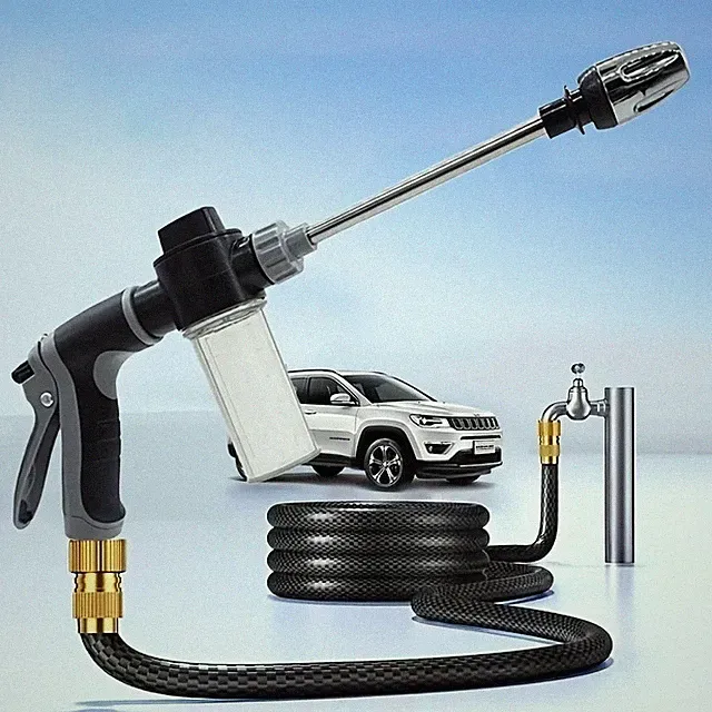 High-Pressure Foam Water Gun - Professional Car & RV Washer Garden Hose Nozzle