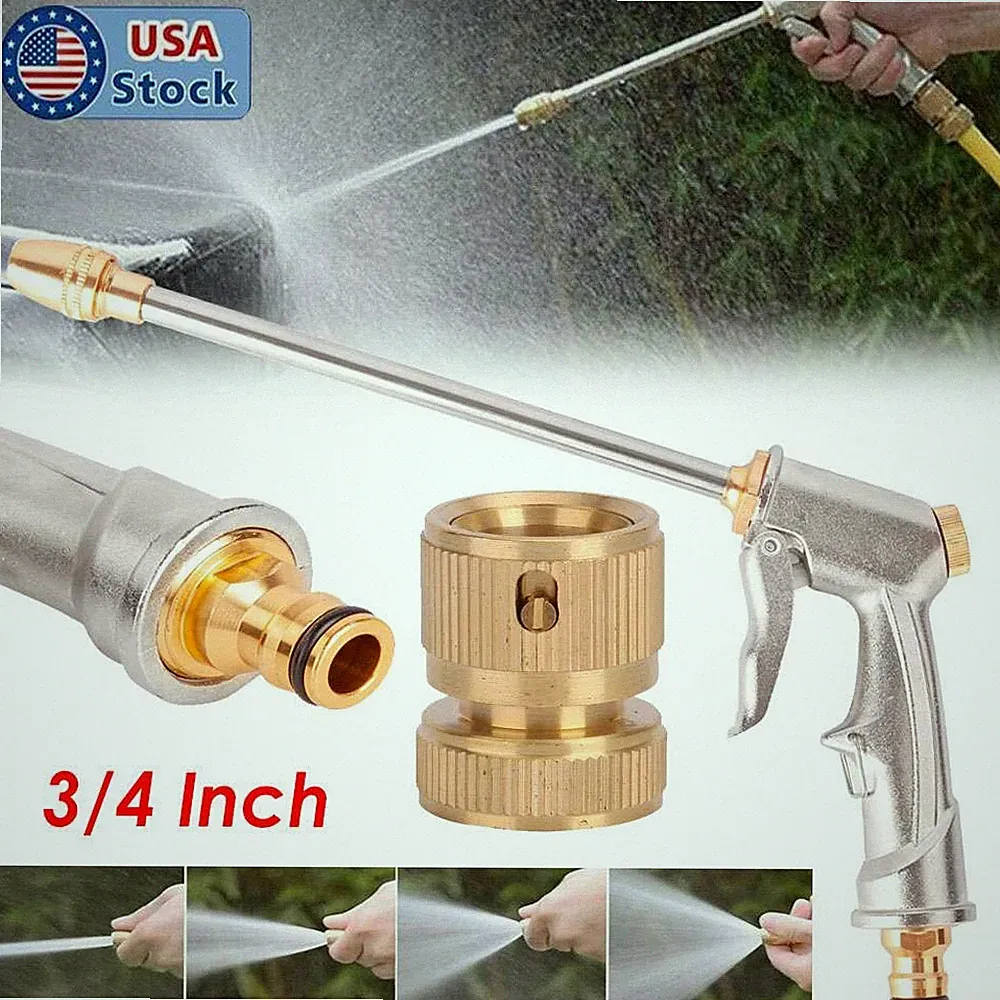 High Pressure Power Gun Water Spray Car Clean Washer Tool Set Garden Hose Nozzle