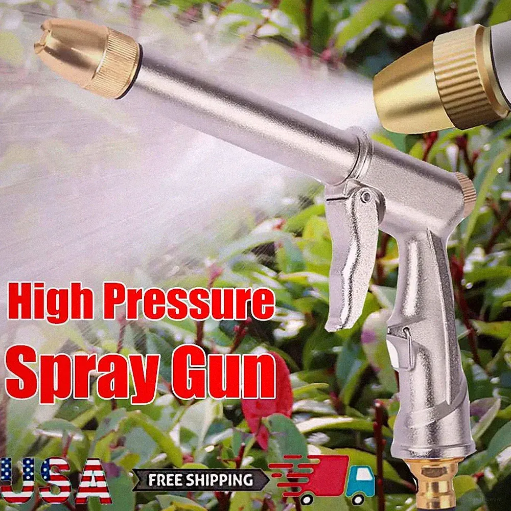 High Pressure Power Gun Water Spray Hose Nozzle Lawn Washer Tool for Car Garden