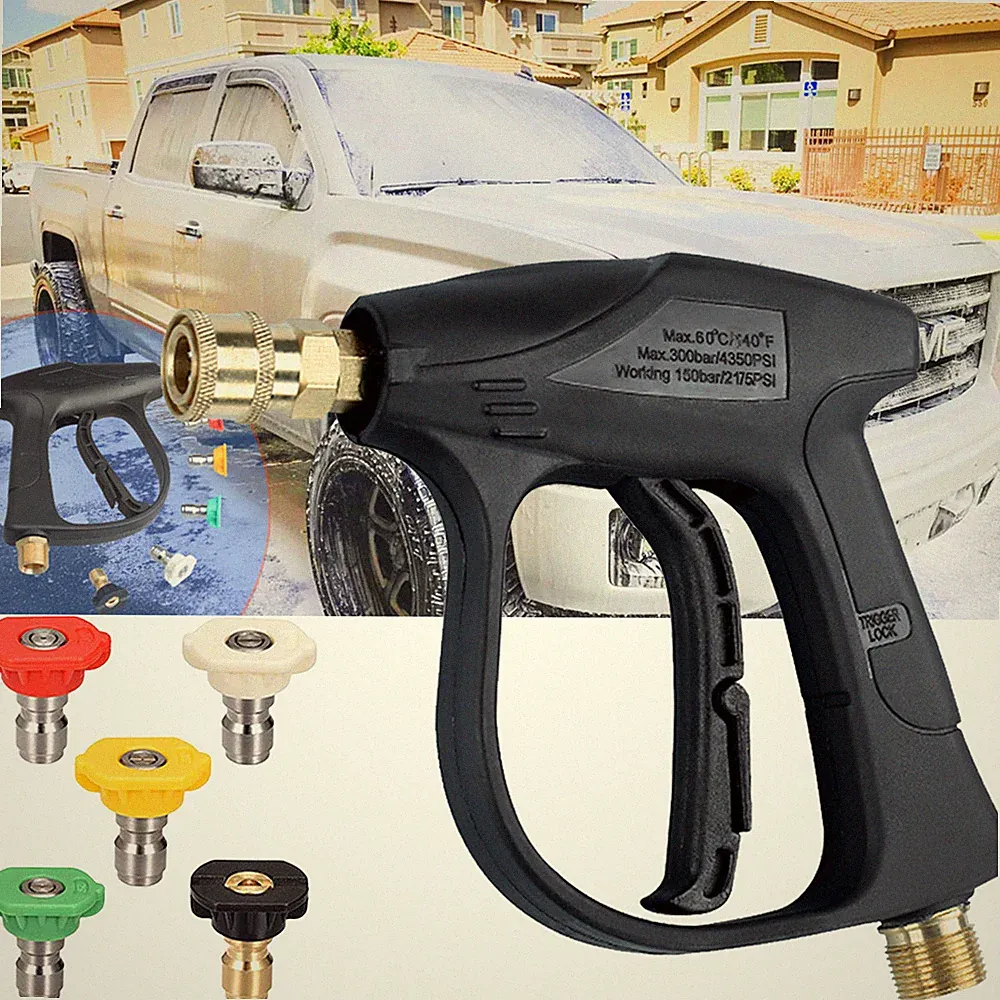 High Pressure Power Washer Gun Water Jet 4350 PSI for Car Garden House Clean