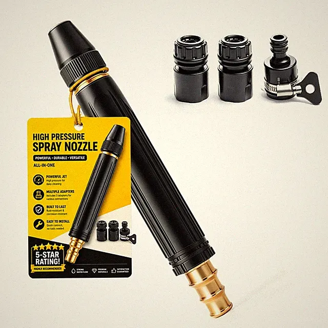 High Pressure Power Washer Nozzle with Connector Set, 2026 Direct spray , Pow...