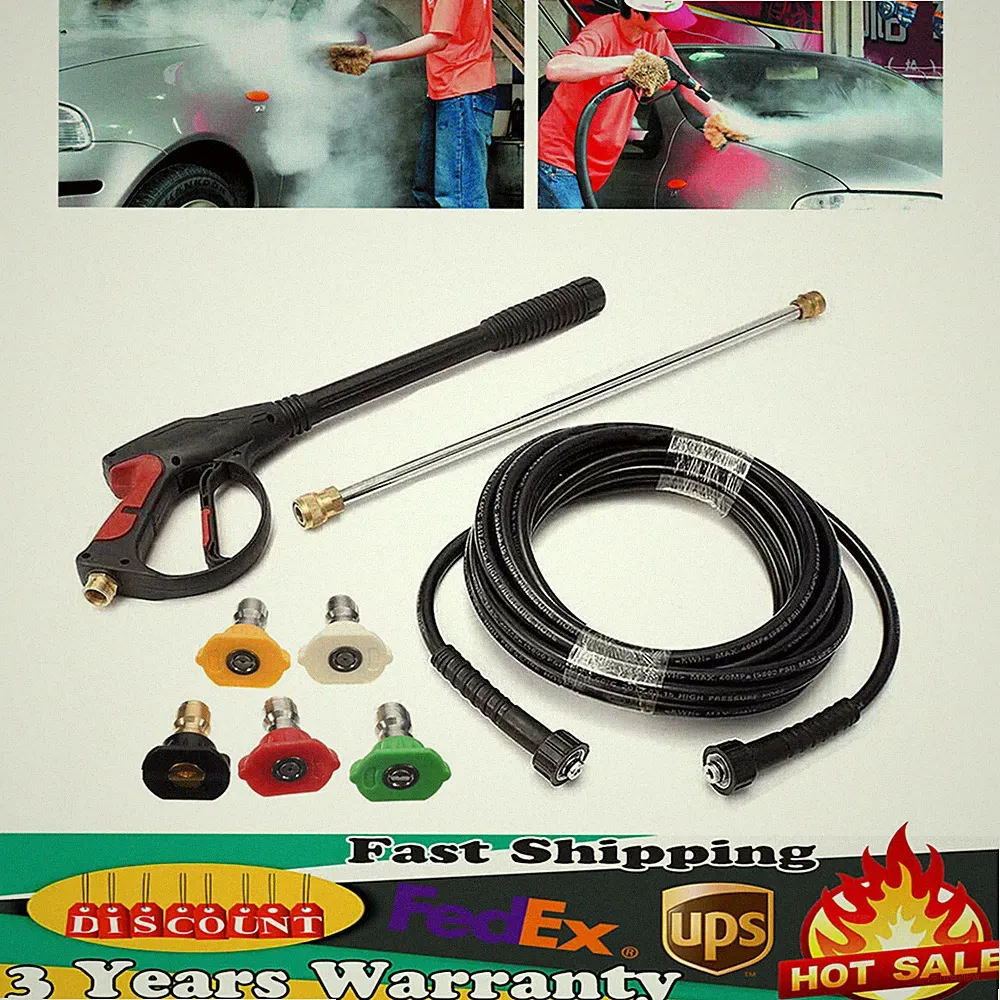 High Pressure Power Washer Spray Gun Wand Hose Kit, for Generac Briggs Craftsman