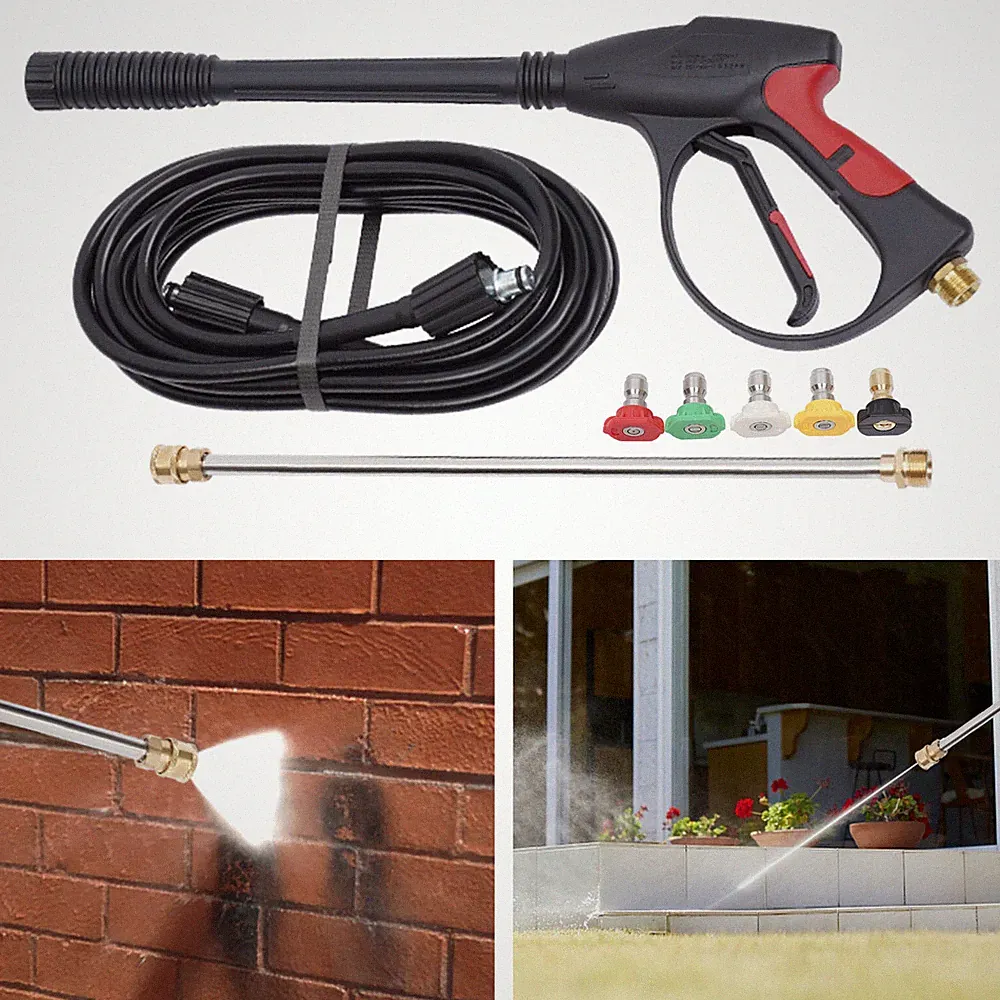 High Pressure Power Washer Spray Gun Wand Hose Kit, for Generac Briggs Craftsman