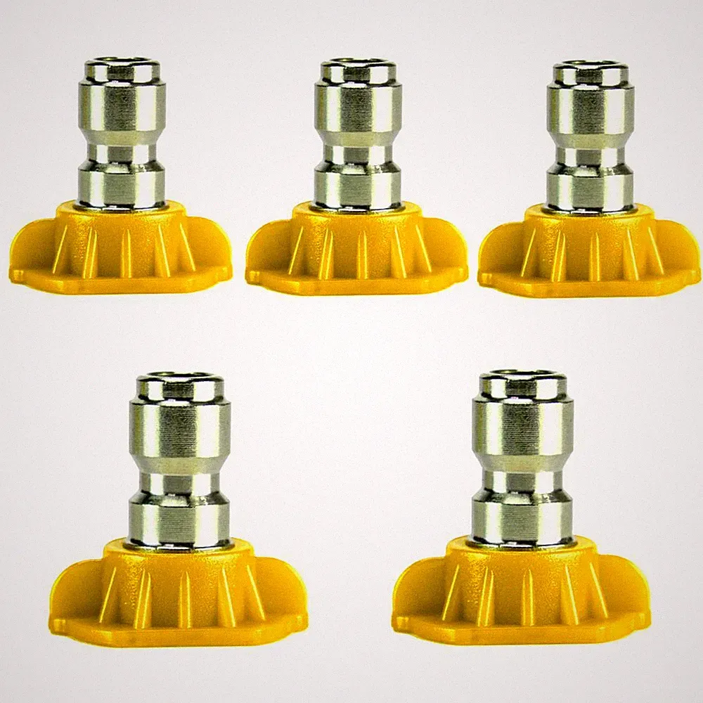High Pressure/Power Washer Spray Nozzle Kit Quick Connect 1/4" -15 Degree