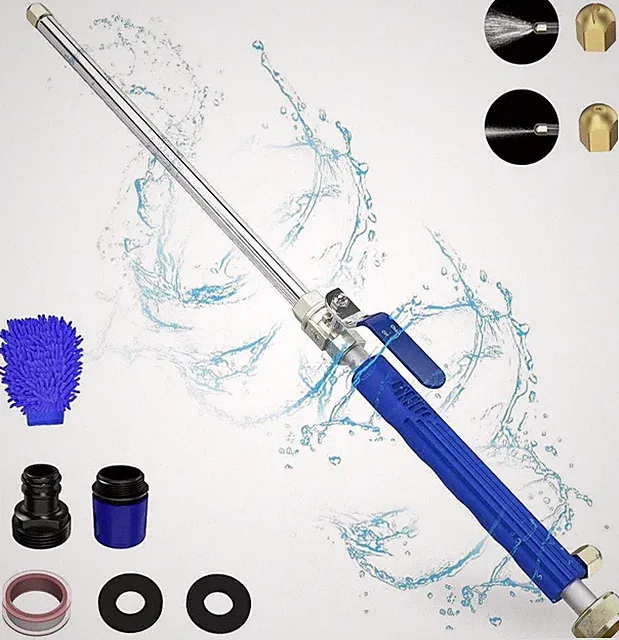 High Pressure Power Washer Water Spray Gun for Car Washing & Outdoor Cleaning