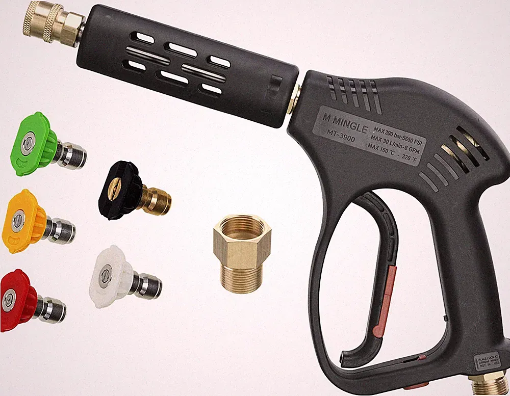 High Pressure Power Washer Water Spray Gun Hot Cold Water Replacement Nozzle Tip