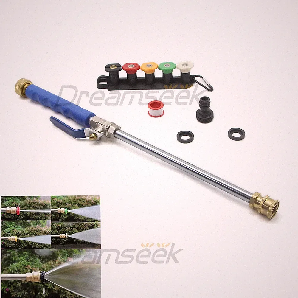 High Pressure Power Washer Water Spray Gun Nozzle for Garden Car Hose 2500PSI