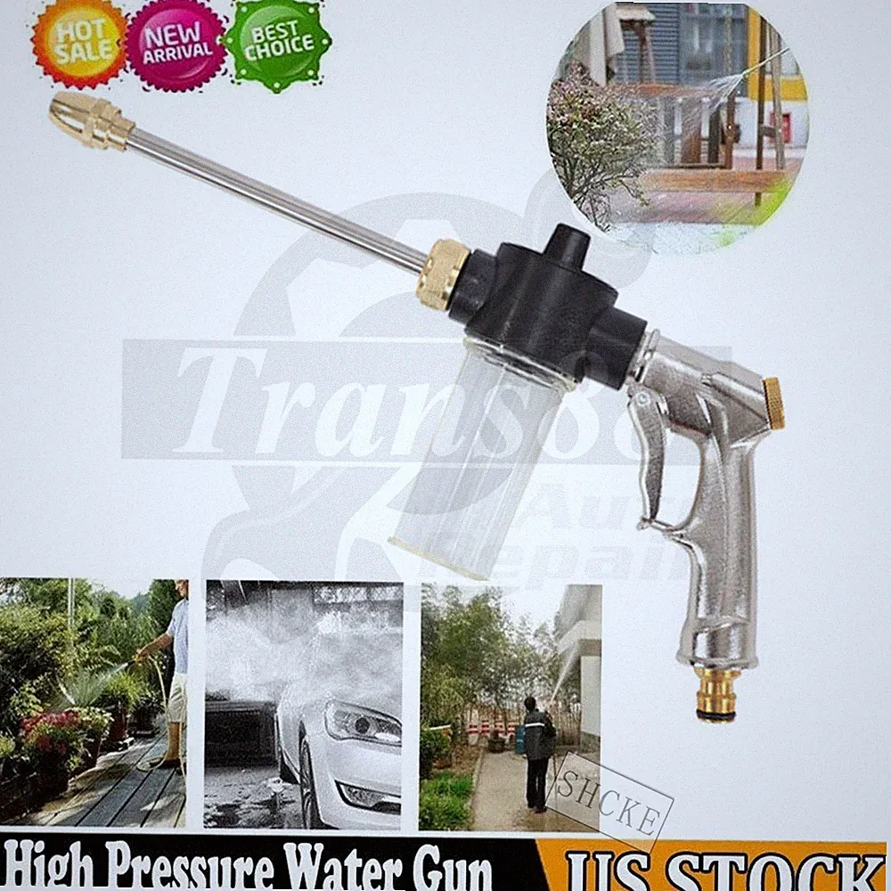 High Pressure Power Washer Water Spray Gun Nozzle Wand Attachment Garden Hose