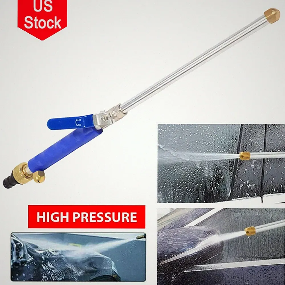 High Pressure Power Washer Water Spray Gun Nozzle Wand Attachment Hose USA