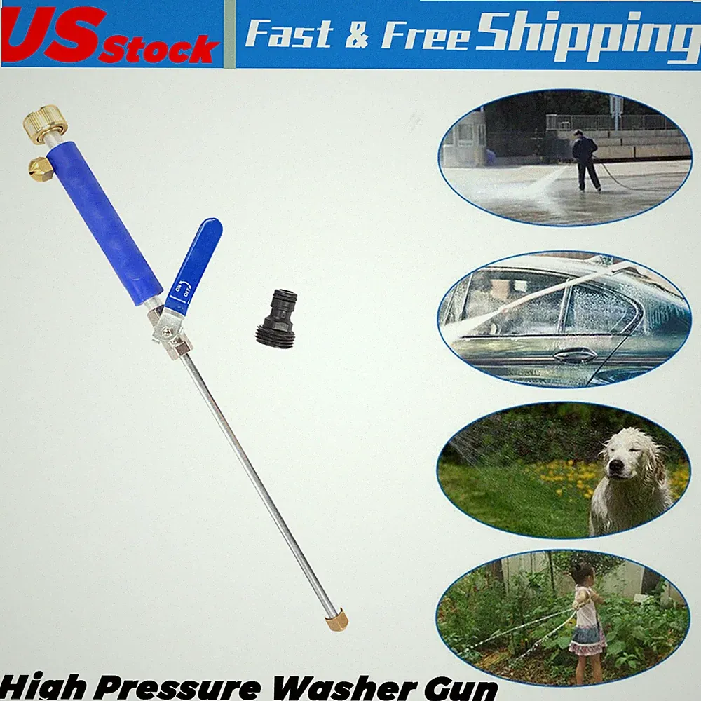 High Pressure Power Washer Water Spray Gun Wand Attachment Garden Hose