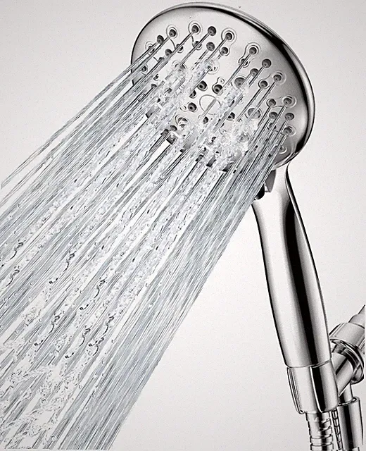 High Pressure Shower Head with Handheld, 6 Spray Settings Handheld Showerhead