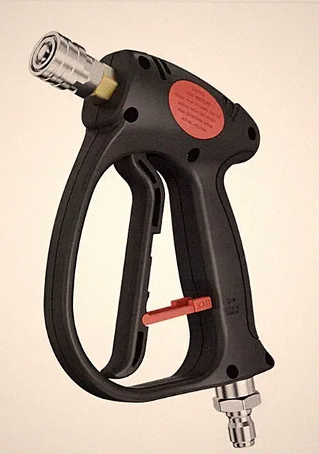 High Pressure Spray Gun, 6", 8.0 Gpm, 4500 Psi, 3/8" Connect SWIVEL High Quality