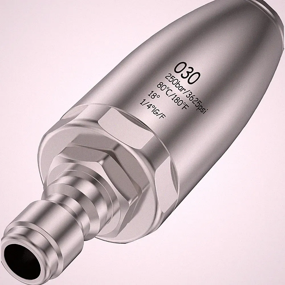 High Pressure Washer 3625PSI Rotating Turbo Nozzle Spray Tip 3.0 GPM 1/4'' Quick