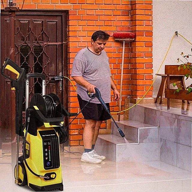 High Pressure Washer 3800PSI with Touch Screen Adjustment Pressure 2.8GPM Yellow