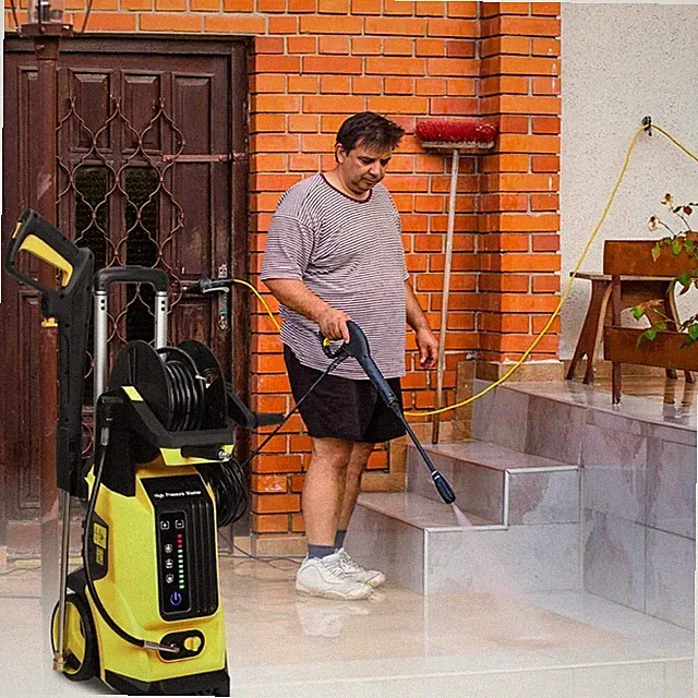 High Pressure Washer 3800PSI with Touch Screen Adjustment Pressure 2.8GPM Yellow