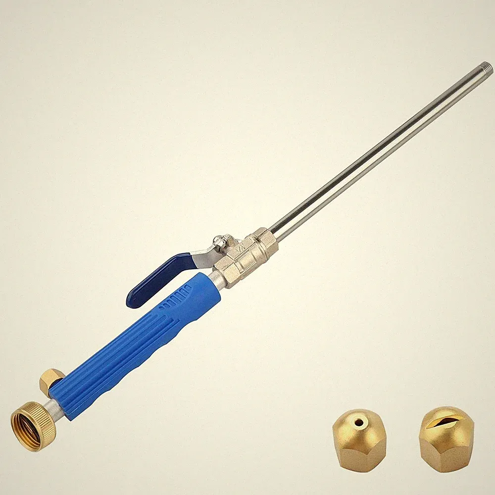 High Pressure Washer Attachment Hose Nozzle Wand Lance Blue Power Washer High