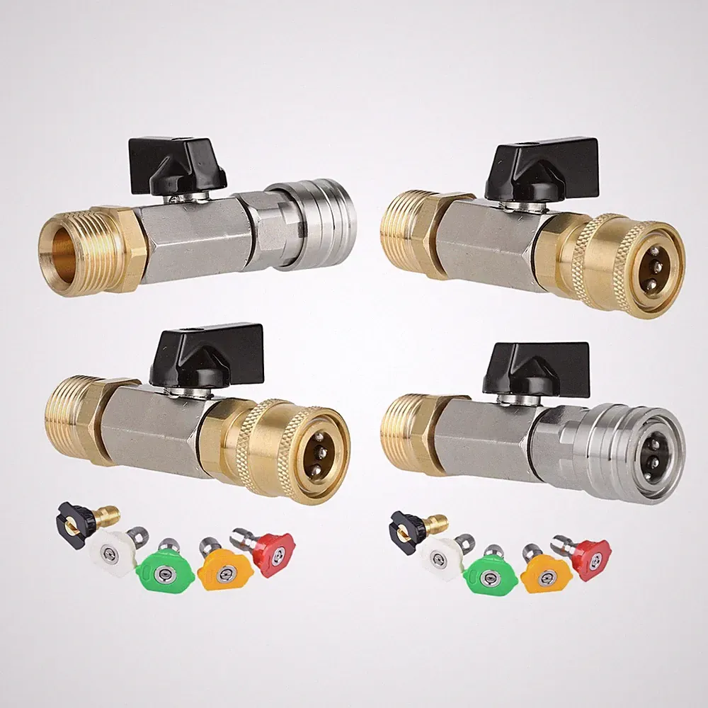 High Pressure Washer Ball Valve 1/4 inch for Agricultural Irrigation Patio