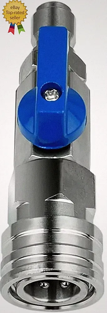 High Pressure Washer Ball Valve Kit 3/8 NPT Quick Connector 4500 PSI for Power W