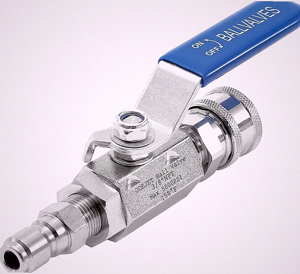 High Pressure Washer Ball Valve Kit, 3/8" Quick Connect Ball Valve for Power
