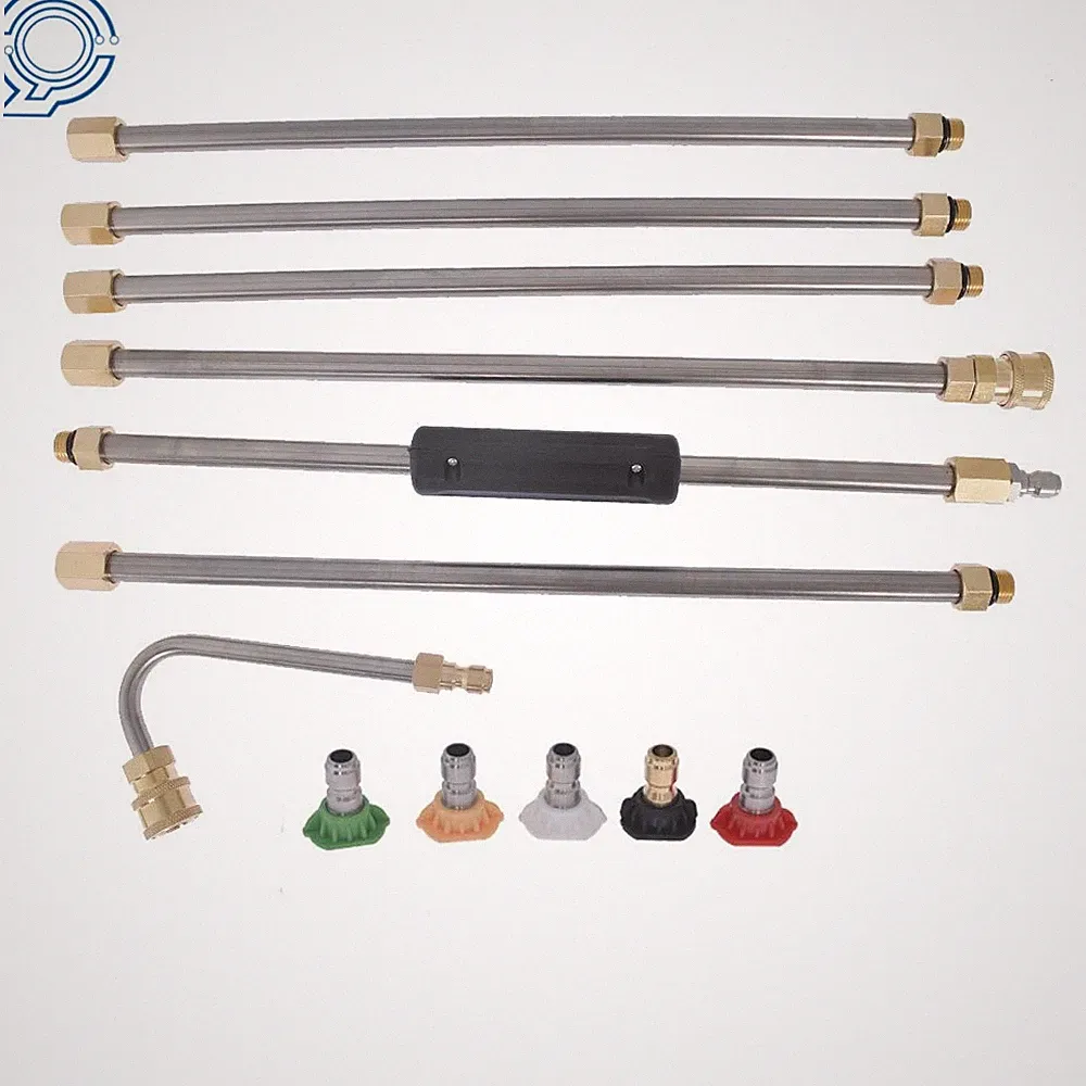 High Pressure Washer Extension Wand Set 5 Cleaner Hose And Nozzle Kit 4000PSI