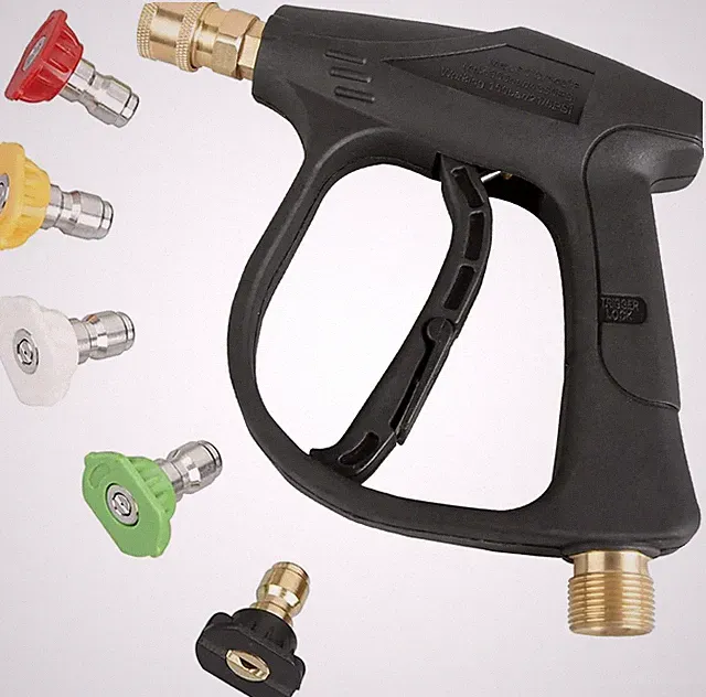 High Pressure Washer Gun 3000 PSI With 5 Color Quick Connect Nozzles M22-14 Hose