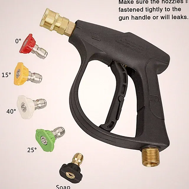High Pressure Washer Gun Car 3000 PSI Wash Spray Wand w/Nozzle Tips GPM 4.0