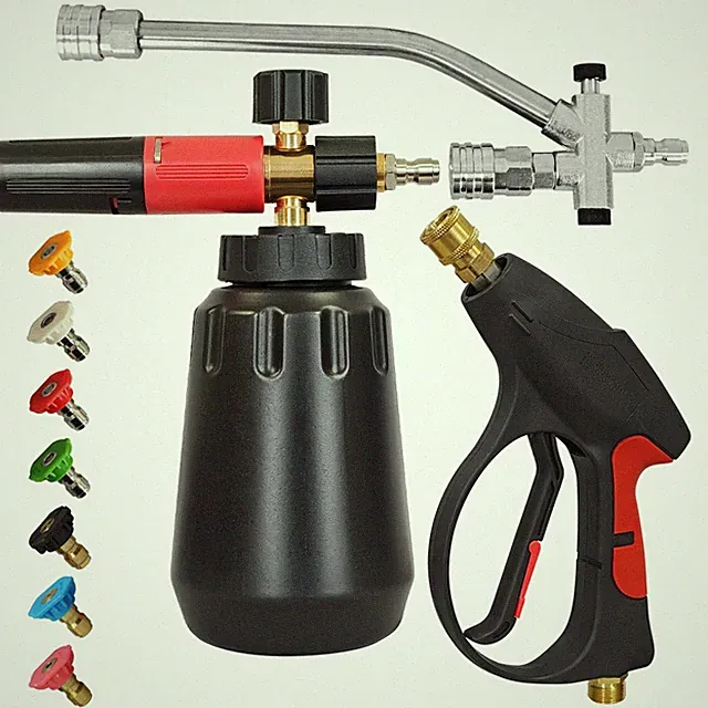 High Pressure Washer Gun Car Wash Soap Lance Cannon Spray Jet Bottle Snow Foam