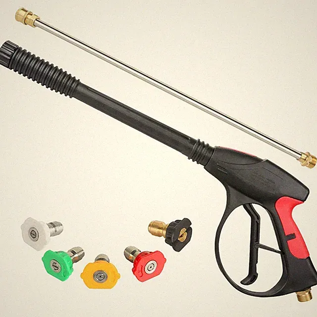 High Pressure Washer Gun Power Spray Gun 4000psi with 19 inch Extension Repla...